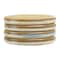 Hello Honey® Reactive Glaze Stoneware Coasters Set